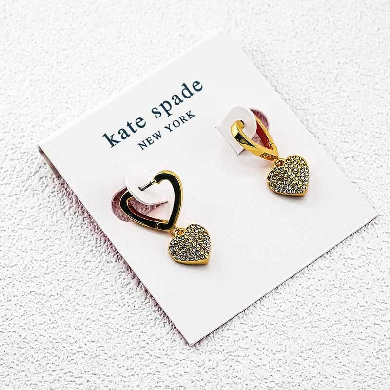 Kate Spade Elegant Heart-Shaped Pendant Earrings Women