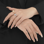 Modern Organic Opal Ring

