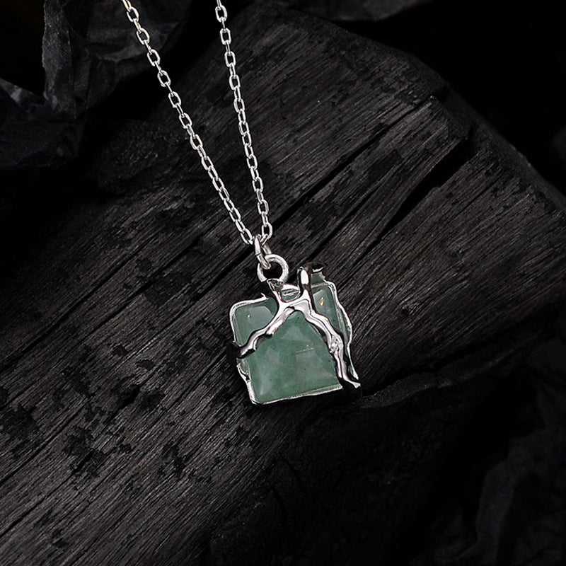Ethereal Green Quartz Pendant

