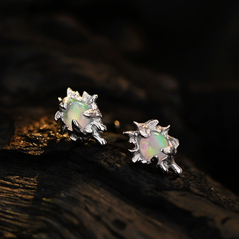 Rustic yet Elegant Stud Earrings

