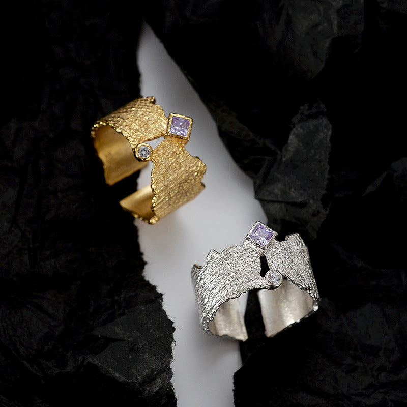 Unique Textured Statement Rings

