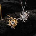 Chic and Edgy Textured Star Pendant

