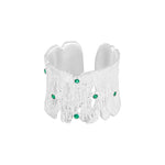 Abstract Wide Band Ring

