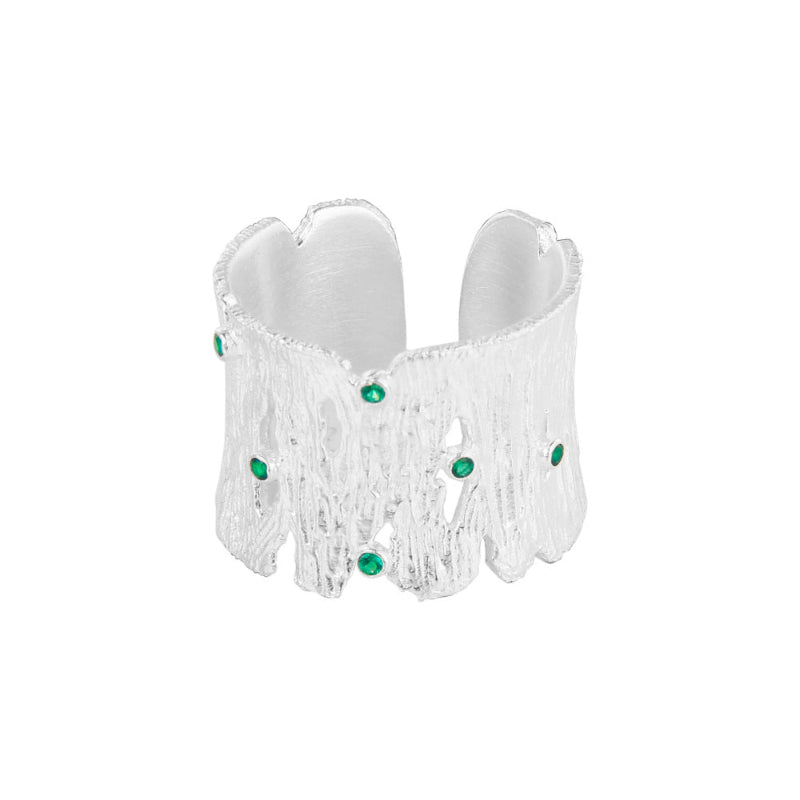 Abstract Wide Band Ring

