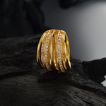 Classic Wide Hoop Earrings with CZ Stones

