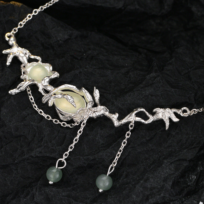 Unique Raw Texture Statement Necklace

