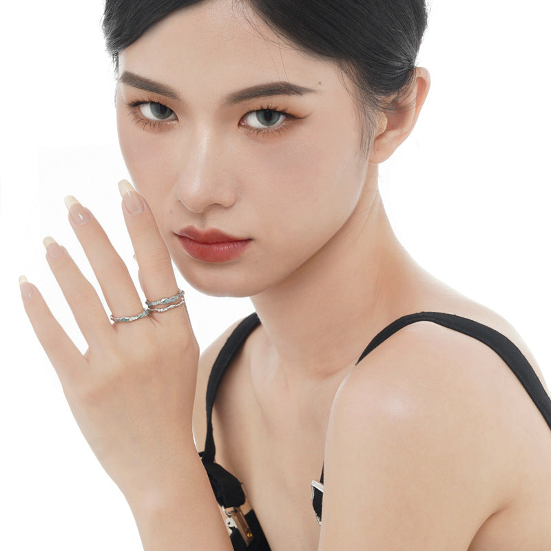 Irregular Surface Adjustable Ring

