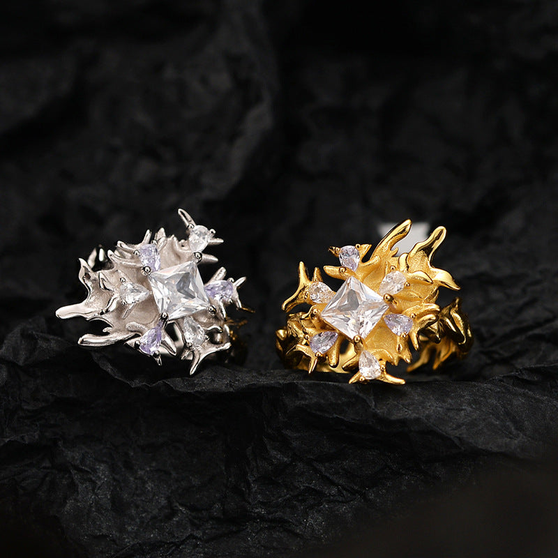 Hand Model Wearing a Glamorous Ring

