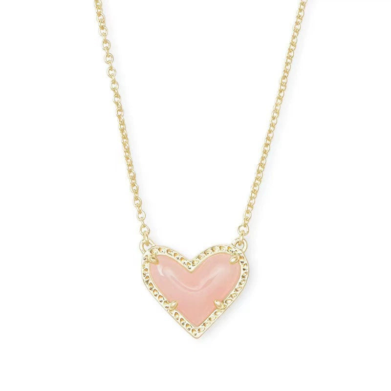 Kendra Scott Heart Pendant Metal Necklace