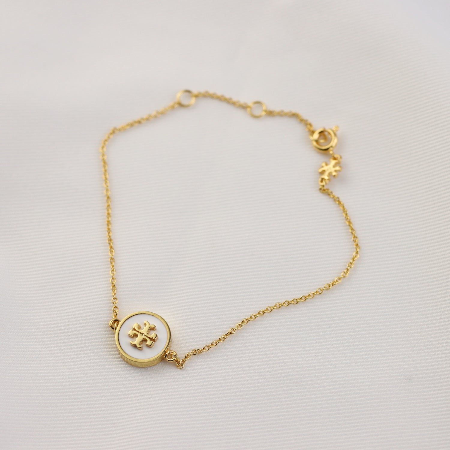 Tory Burch Enameled Metal Bracelet