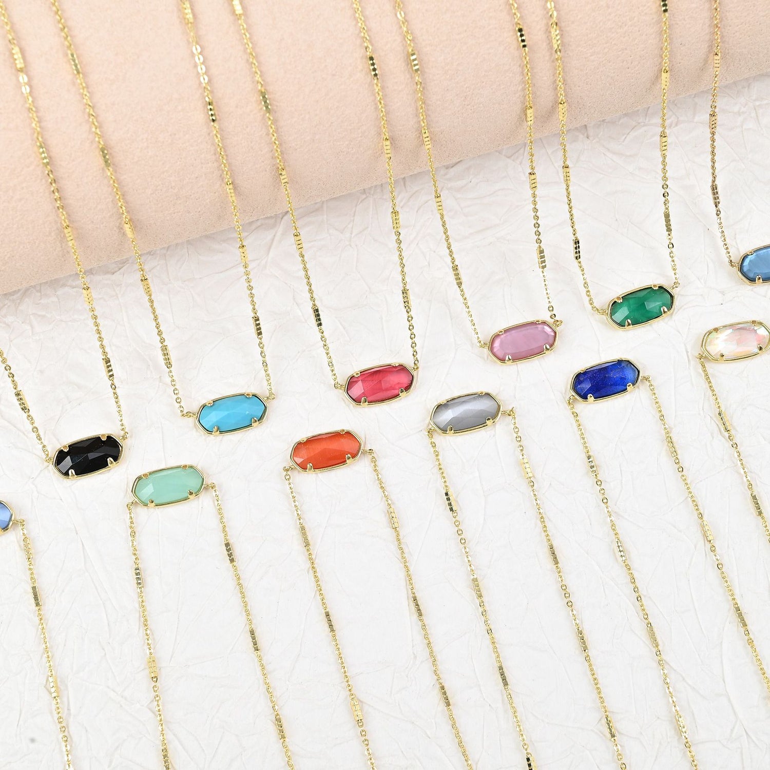 Kendra Scott Oval Crystal Necklace