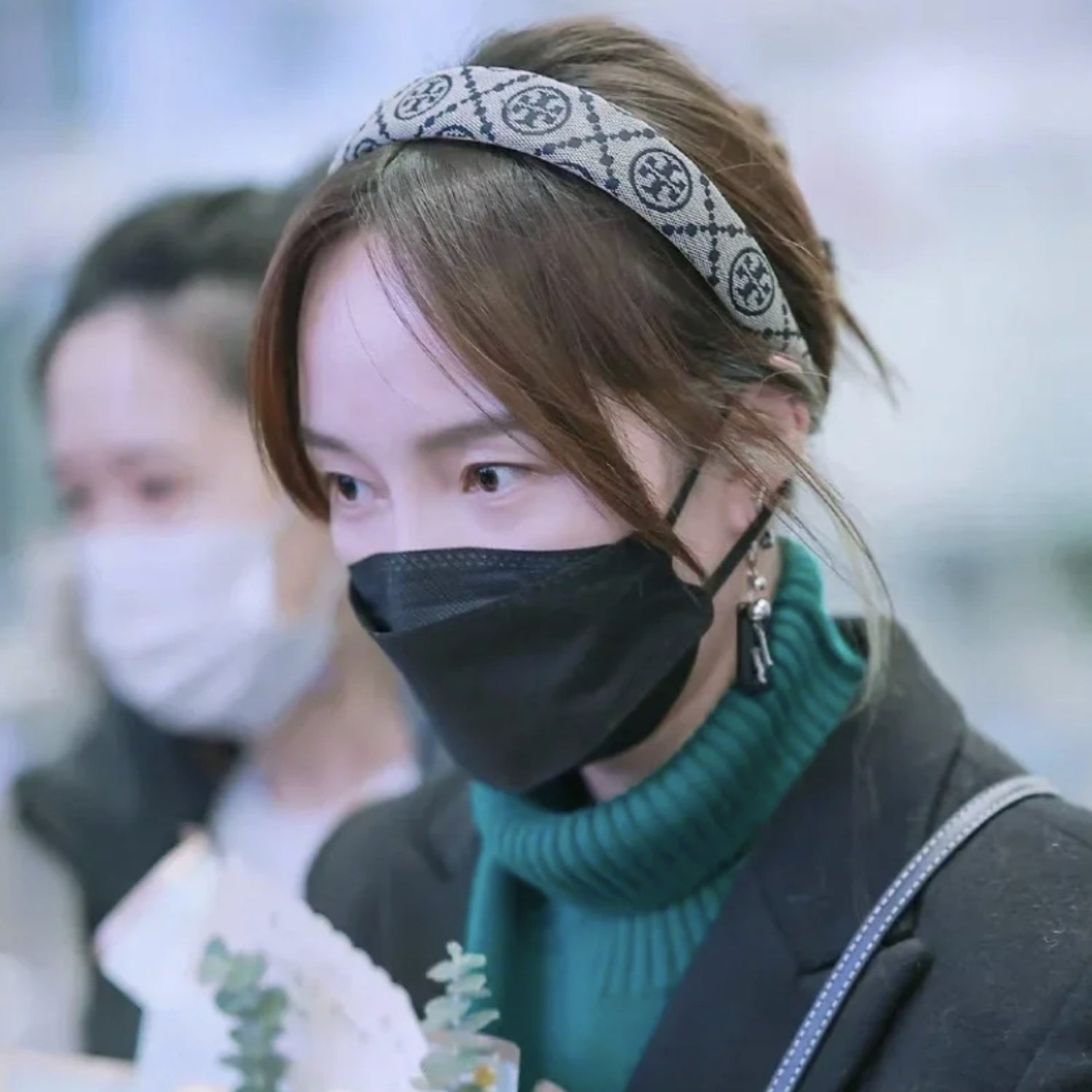 Tory Burch Jacquard Fabric Hair Accessory for Women