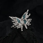 Melted Butterfly Statement Ring

