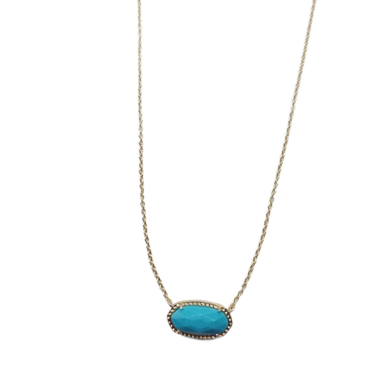 Kendra Scott Oval Metal Pendant Necklace
