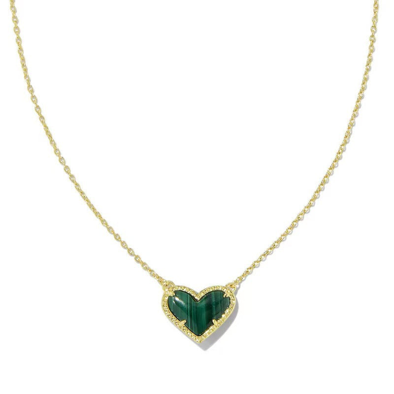 Kendra Scott Heart Pendant Metal Necklace