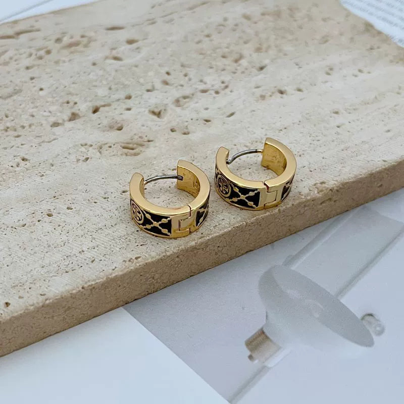 Tory Burch Exquisite Enamel Metal Earrings