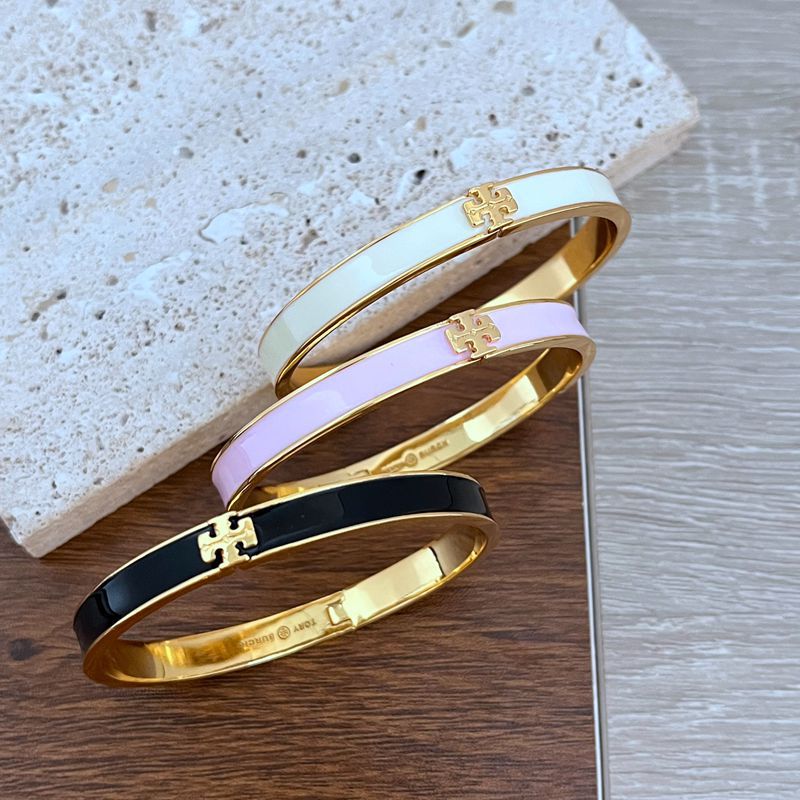 Tory Burch Enamel Logo Bracelet