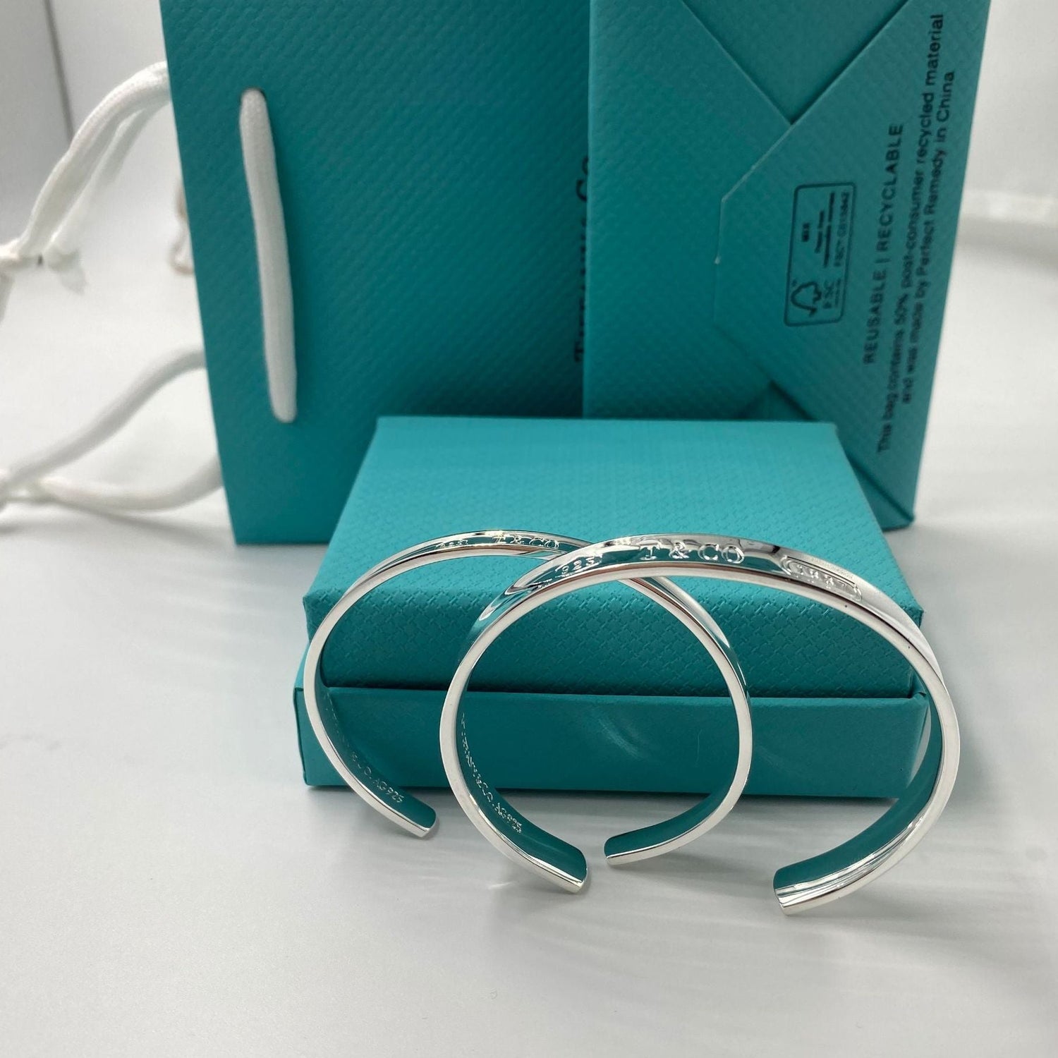 Tiffany Classic 1837 Wide Open Couple Bangle
