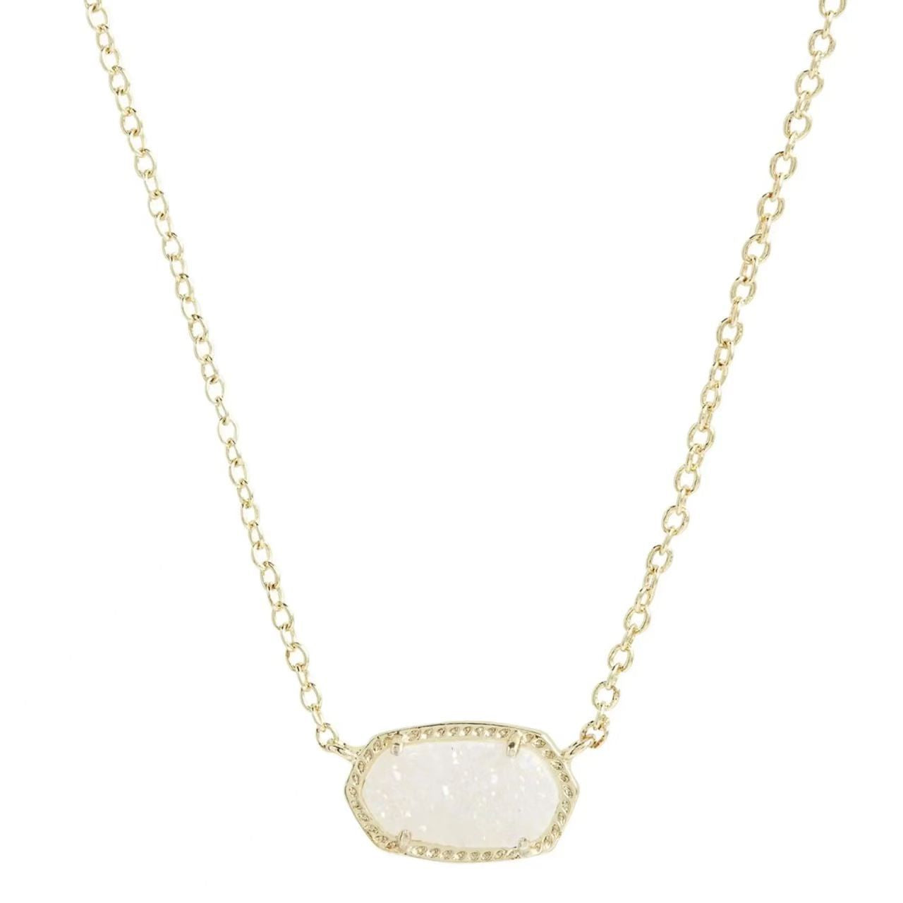 Kendra Scott Oval Metal Pendant Necklace
