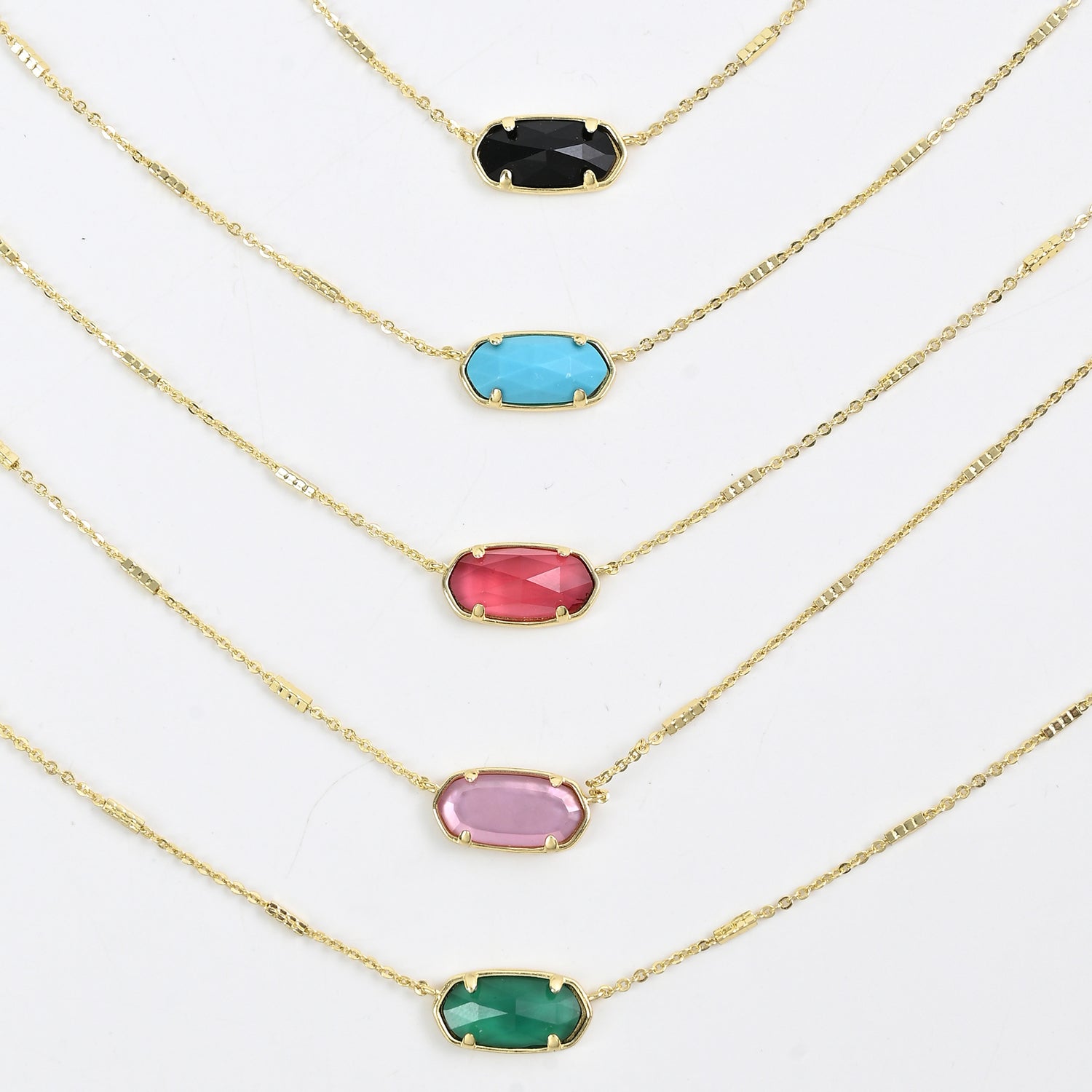 Kendra Scott Oval Crystal Necklace
