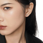 Volcanic Rock Inspired Opal Studs

