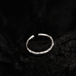Delicate Crisscross Open Ring

