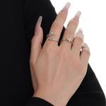 Celestial Two-Star Bypass Ring

