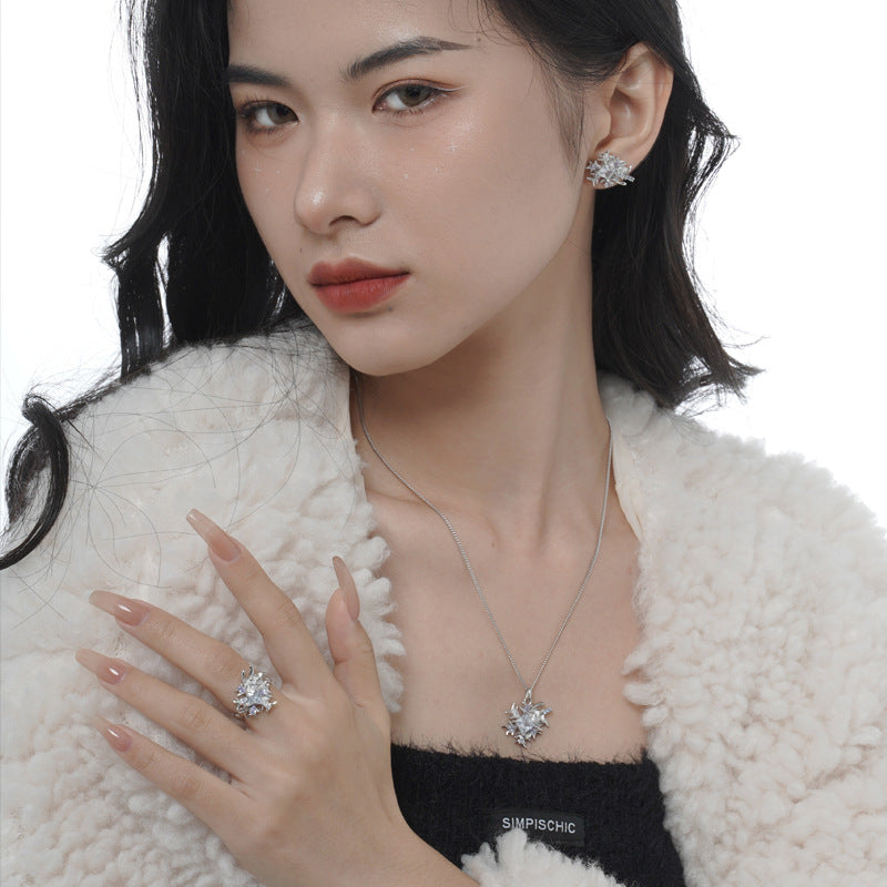 Frozen Magic Snowflake Earrings

