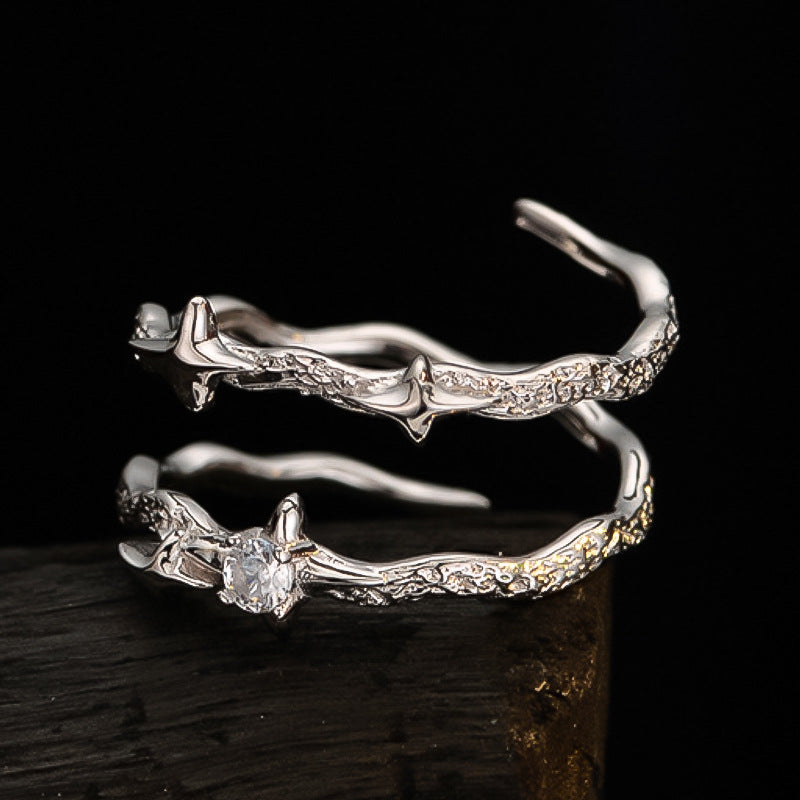 Chic Double-Layered Constellation Ring

