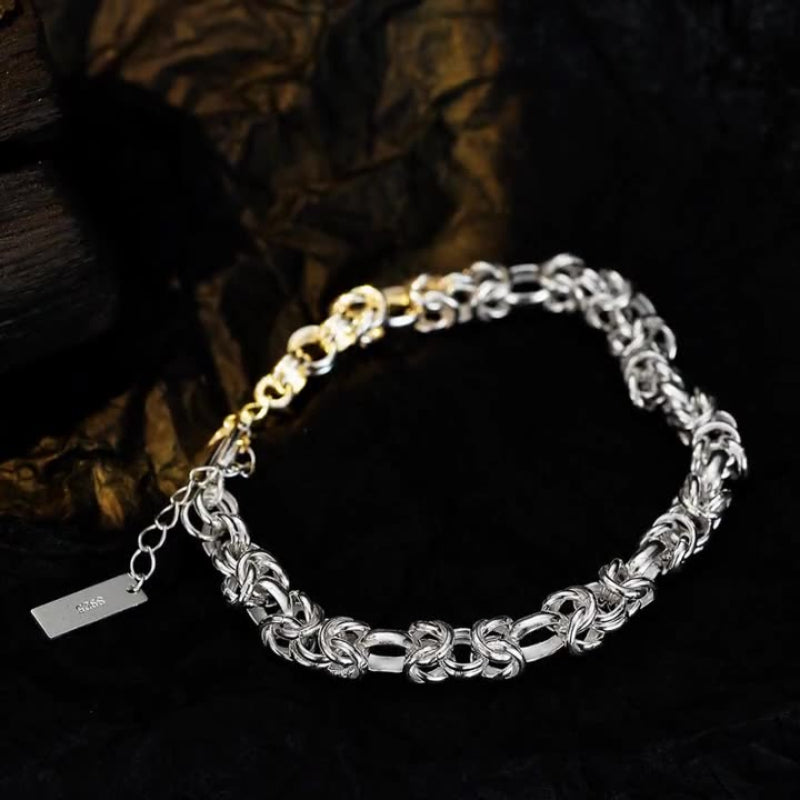 Hand-Woven Woven Link Bracelet

