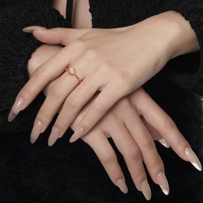 Avant-Garde Flower Bud Ring

