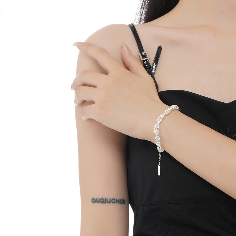 Bold Interlocking Link Bracelet

