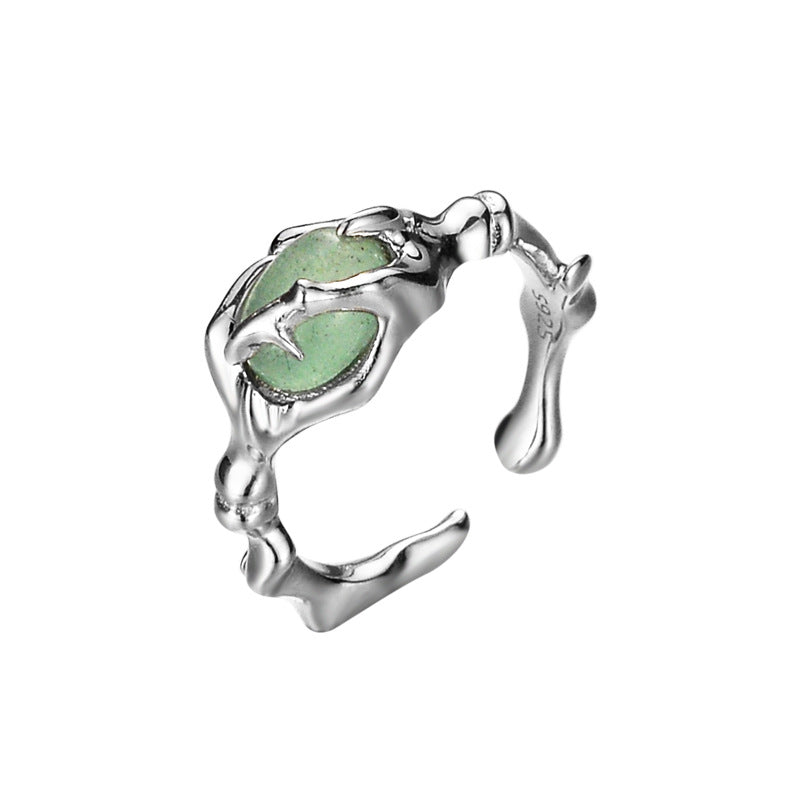 Ethereal Green Gemstone Ring


