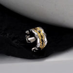 Nature-Inspired Tree Bark Ear Cuff

