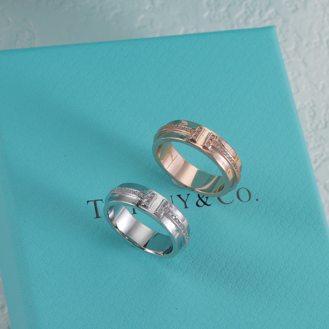Tiffany Diamond Logo T-Shaped Ring